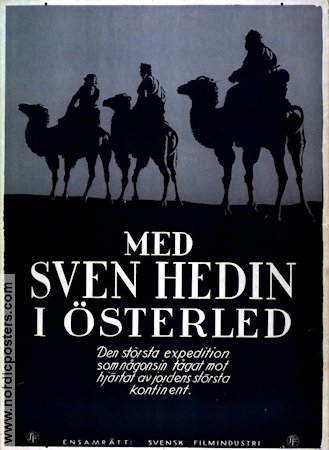 Med Sven Hedin i österled 1929 poster Sven Hedin Dokumentärer