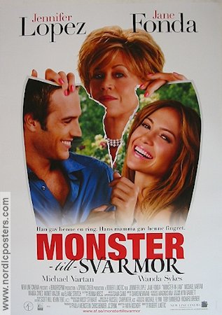 Monster till svärmor 2005 poster Jennifer Lopez Michael Vartan Jane Fonda Robert Luketic
