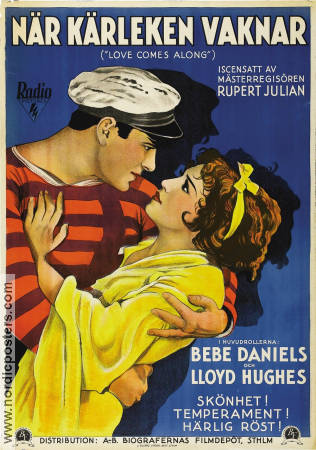 När kärleken vaknar 1930 poster Bebe Daniels Lloyd Hughes Rupert Julian