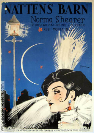 Nattens barn 1925 poster Norma Shearer