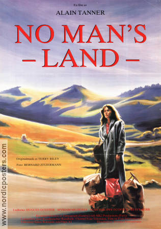 No Man´s Land 1985 poster Hugues Quester Myriam Mezieres Jean-Philippe Ecoffey Alain Tanner Berg