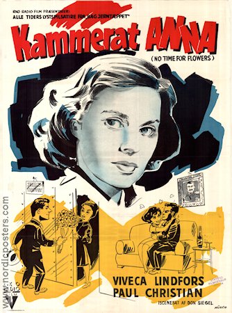 No Time for Flowers 1952 poster Viveca Lindfors