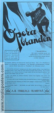 Operabranden 1935 poster Lida Baarova Willy Birgel Gustav Fröhlich Gerhard Lamprecht