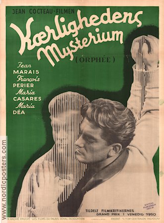 Orphée 1950 poster Jean Marais Jean Cocteau