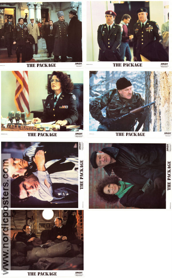 The Package 1989 lobbykort Gene Hackman Tommy Lee Jones Andrew Davis