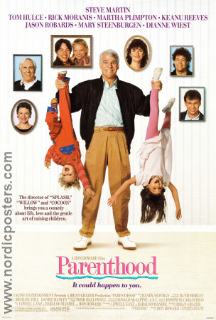 Parenthood 1989 poster Steve Martin Mary Steenburgen Dianne Wiest Ron Howard Barn