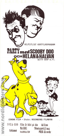 Party med Scooby Doo 1980 poster Betty Boop Animerat
