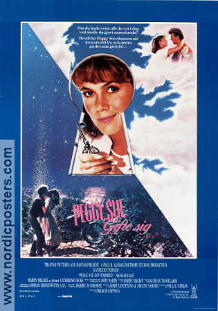 Peggy Sue gifte sig 1986 poster Kathleen Turner Nicolas Cage Francis Ford Coppola
