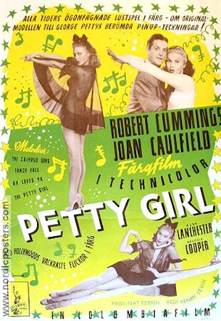 Petty Girl 1952 poster Robert Cummings Joan Caulfield Damer