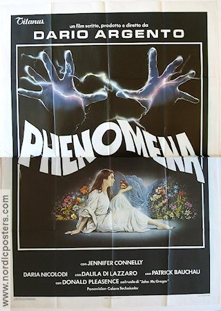 Phenomena 1985 poster Dario Argento Jennifer Connelly