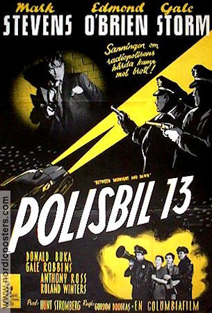 Polisbil 13 1951 poster Nick Stevens Poliser