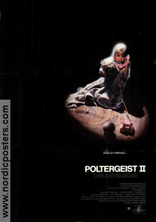 Poltergeist 2 1986 poster JoBeth Williams Craig T Nelson Brian Gibson Telefoner Barn