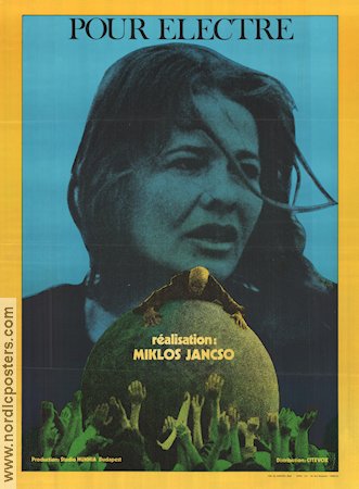 Pour electre 1974 poster Mari Töröcsik Miklos Jancso Filmen från: Hungary