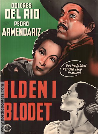 Raimunda 1949 poster Dolores del Rio Pedro Armendariz Filmen från: Mexico