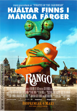 Rango 2011 poster Johnny Depp Gore Verbinski Animerat