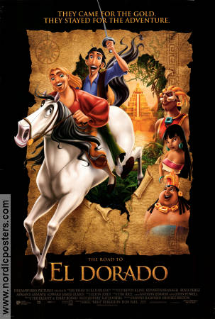 The Road to El Dorado 2000 poster Kevin Kline Bibo Bergeron Animerat