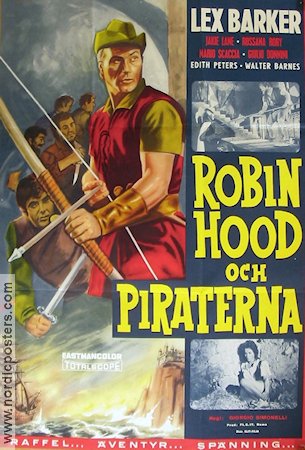 Robin Hood och Piraterna 1960 poster Lex Barker Hitta mer: Robin Hood