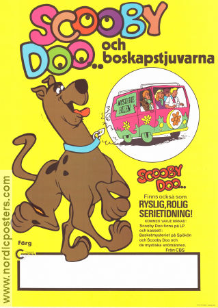 Scooby Doo och boskapstjuvarna 1977 poster Scooby Doo Från TV