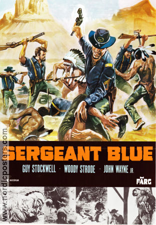 Sergeant Blue 1971 poster Guy Stockwell Robert Fuller BarBara Luna Robert Gordon