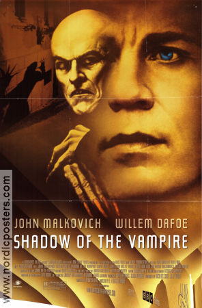 Shadow of the Vampire 2000 poster John Malkovich Willem Dafoe E Elias Merhige Hitta mer: Nosferatu