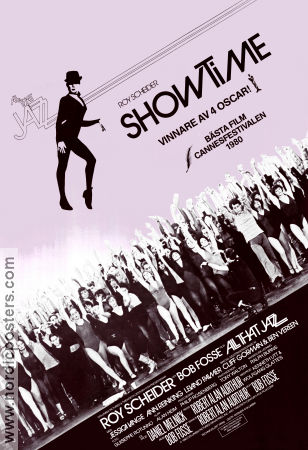 Showtime 1980 poster Jessica Lange Ben Vereen Bob Fosse Dans Musikaler