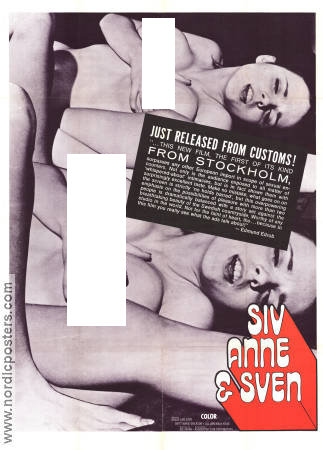 Siv Anne and Sven 1971 poster Liliane Malmquist Joe Sarno