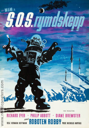 SOS rymdskepp 1957 poster Richard Eyer