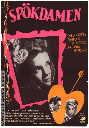 Spökdamen 1945 poster Delia Garces Filmen från: Argentina