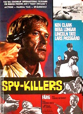Spy Killers 1974 poster Ken Clark Lars Passgård