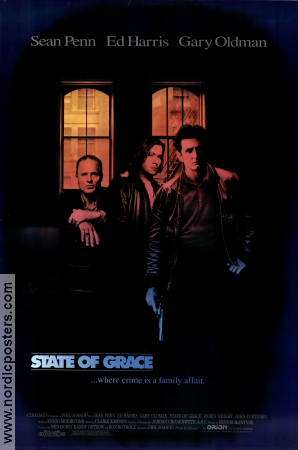 State of Grace 1990 poster Sean Penn Ed Harris Gary Oldman Phil Joanou Maffia