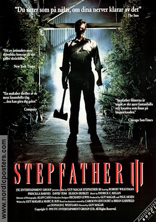 Stepfather 3 1992 poster Robert Wightman Priscilla Barnes Season Hubley Guy Magar
