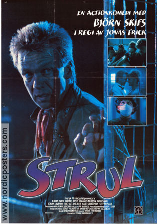 Strul 1988 poster Björn Skifs Gino Samil Johan Ulveson Jonas Frick