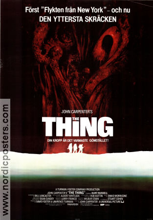 The Thing 1982 poster Kurt Russell Wilford Brimley Keith David John Carpenter Kultfilmer
