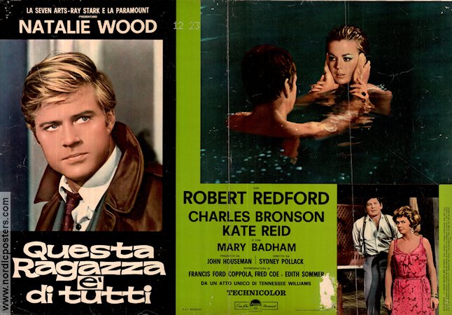 This Property is Condemned 1966 poster Robert Redford Natalie Wood Sydney Pollack