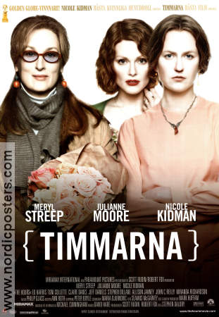 Timmarna 2002 poster Nicole Kidman Meryl Streep Julianne Moore Stephen Daldry