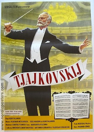 Tjajkovskij 1970 poster Igor Talankin Ryssland