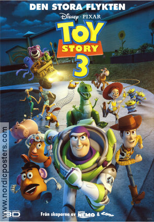 Toy Story 3 2010 poster Tom Hanks Lee Unkrich Filmbolag: Pixar 3-D