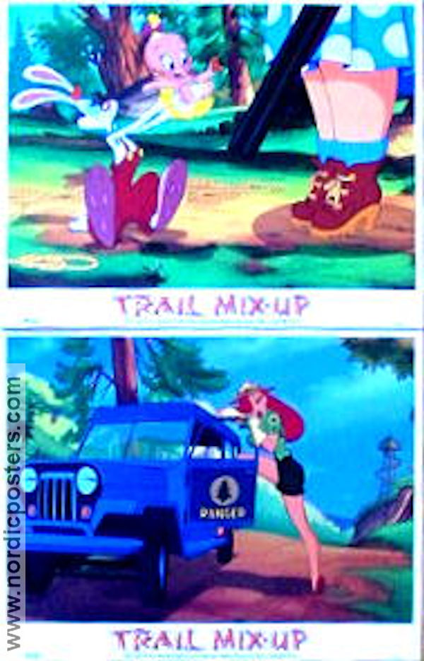 Trail Mix-up 1993 lobbykort Charles Fleischer Roger Rabbit Barry Cook Animerat