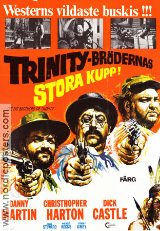 Trinity-brödernas stora kupp 1973 poster Danny Martin Stan Parker Spanien