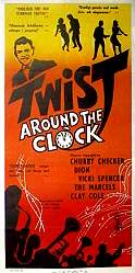 Twist Around the Clock 1962 poster Chubby Checker Rock och pop