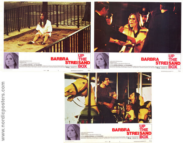 Up the Sandbox 1972 lobbykort Barbra Streisand David Selby Ariane Heller Irvin Kershner