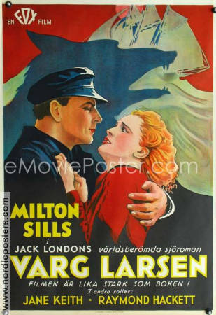Varg-Larsen 1931 poster Milton Sills