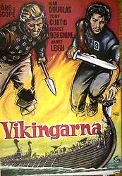 Vikingarna 1958 poster Kirk Douglas Tony Curtis Janet Leigh Richard Fleischer Hitta mer: Vikings Skepp och båtar