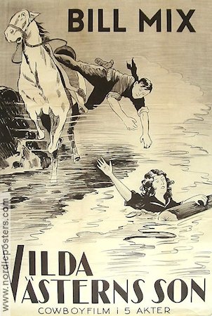 Vilda västerns son 1924 poster Bill Mix
