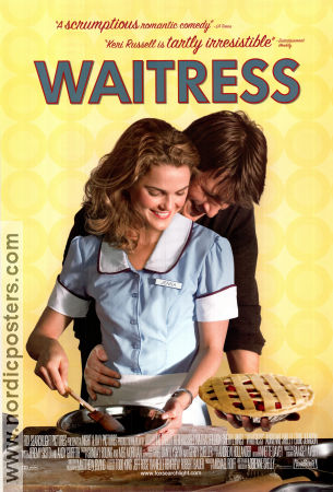 Waitress 2007 poster Keri Russell Nathan Fillion Adrienne Shelly Mat och dryck