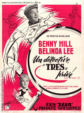 Who Done It 1956 poster Benny Hill