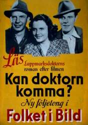 Folket i Bild Ny Följetong 1943 affisch Hitta mer: Advertising