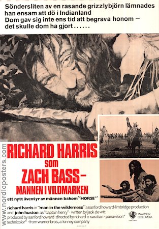 Zach Bass 1971 poster Richard Harris John Huston Henry Wilcoxon Richard C Sarafian