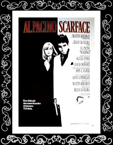 Köp Scarface filmaffisch 1983