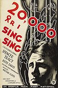 20000 år i Sing-Sing 1932 poster Spencer Tracy Bette Davis Michael Curtiz